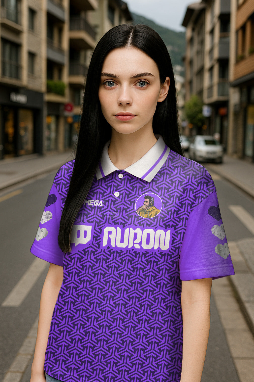 AURON TWITCH - CAMISETA OVERSIZE POLO