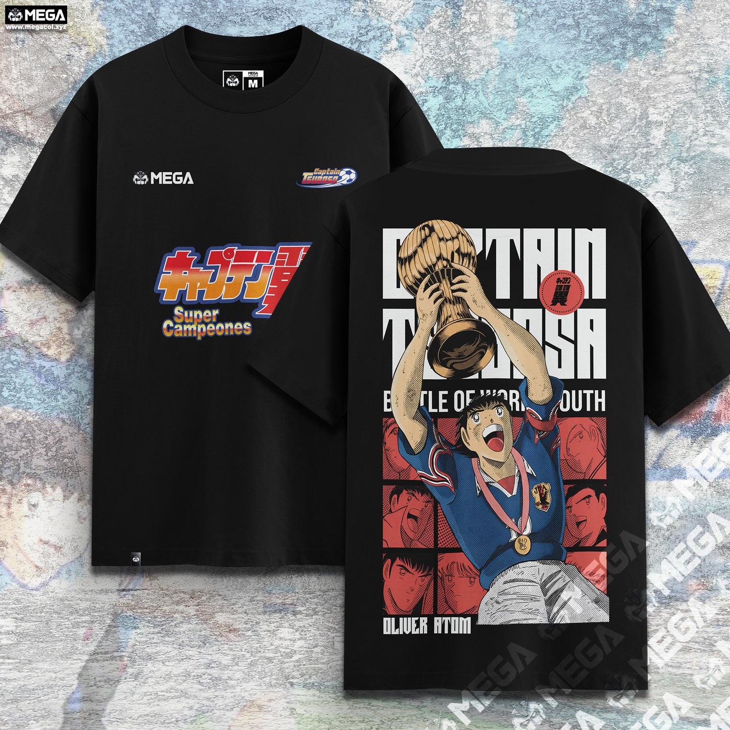 CAMISETA OLIVER ATOM CAMPEON JUVENIL - CAMISETA MEGA TELA PESADA - 230g