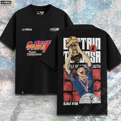 CAMISETA OLIVER ATOM CAMPEON JUVENIL - CAMISETA MEGA TELA PESADA - 230g