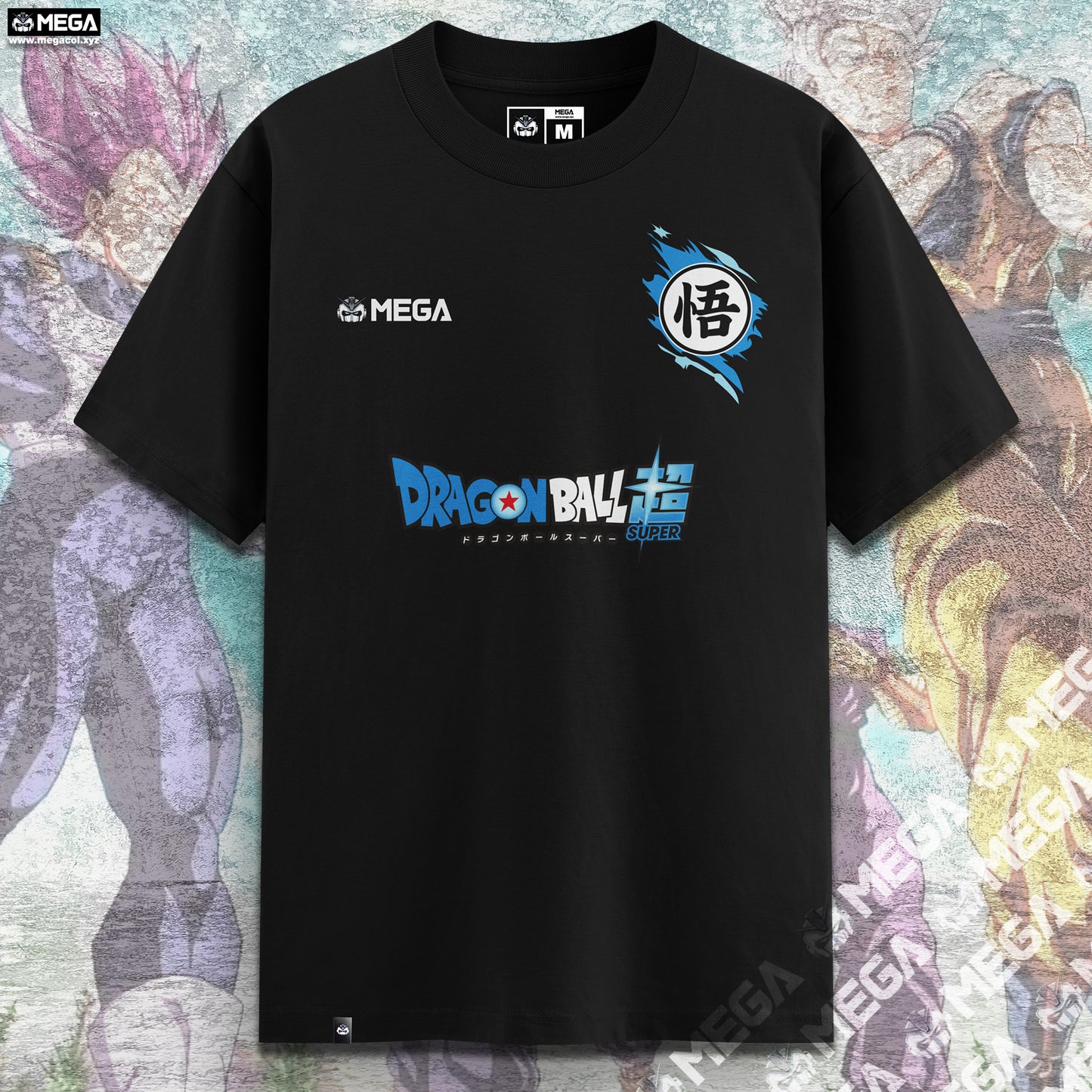 CAMISETA GOKU ULTRA INSTINTO + SHEN LONG - CAMISETA MEGA TELA PESADA - 230g