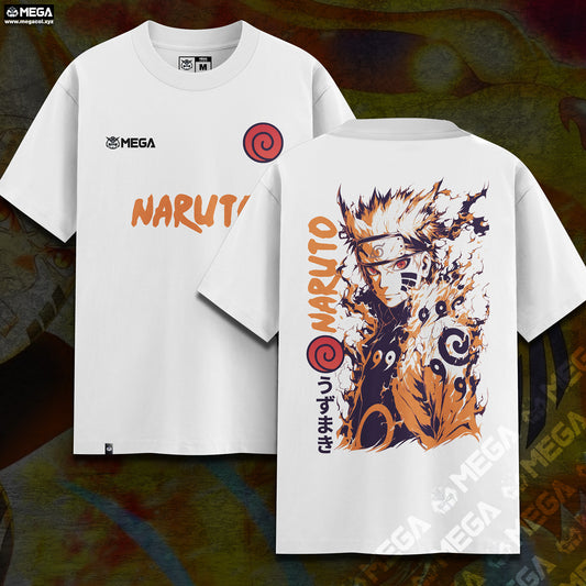 CAMISETA NARUTO KURAMA + SABIO - CAMISETA MEGA TELA PESADA - 230g