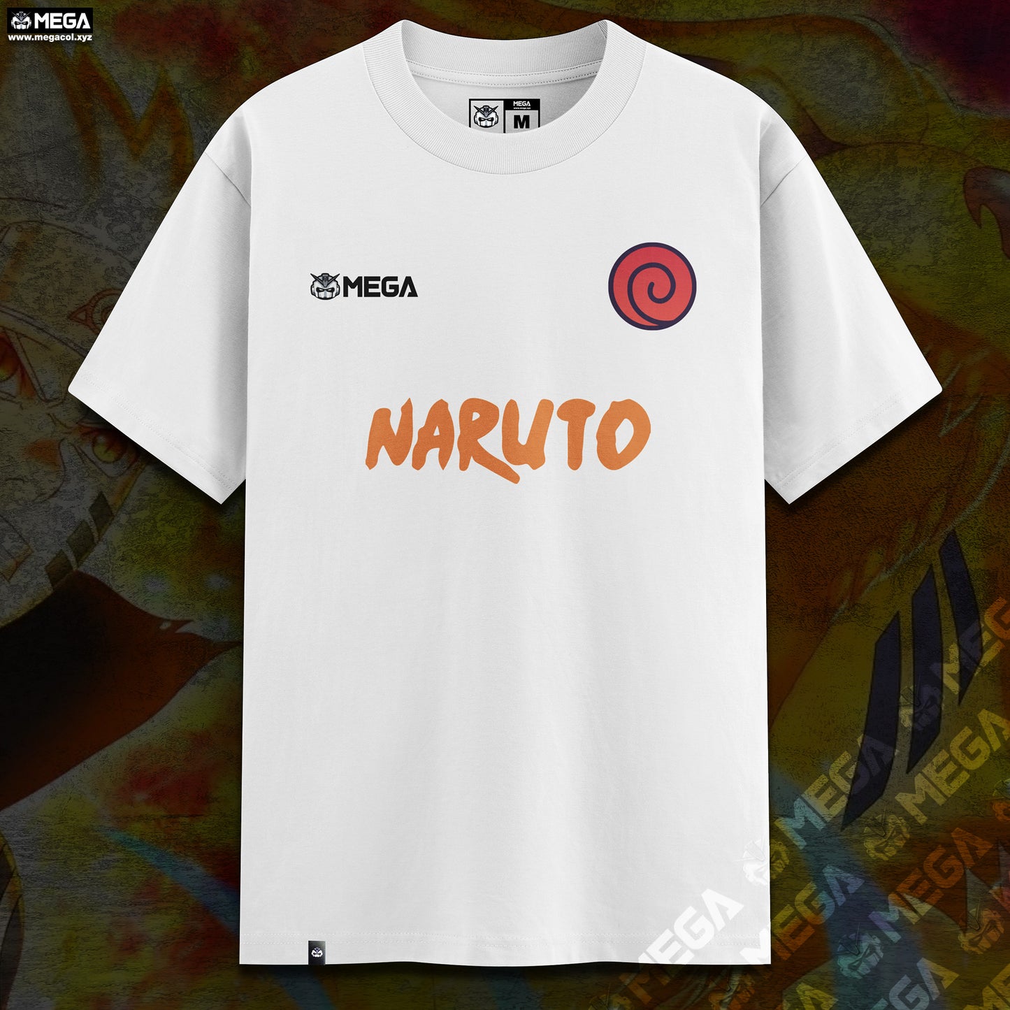 CAMISETA NARUTO KURAMA + SABIO - CAMISETA MEGA TELA PESADA - 230g