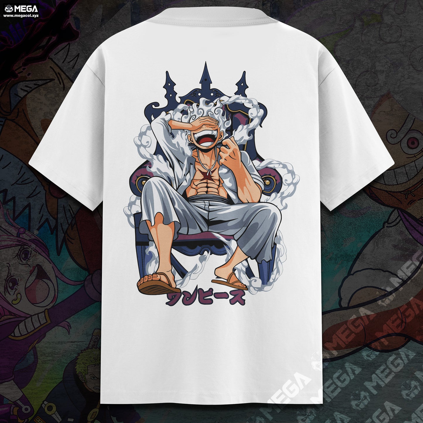 CAMISETA LUFFY GEAR 5 - CAMISETA MEGA TELA PESADA - 230g