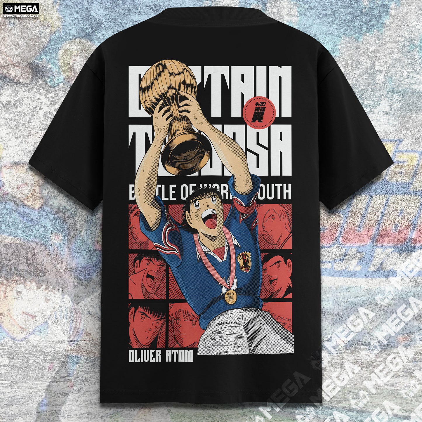 CAMISETA OLIVER ATOM CAMPEON JUVENIL - CAMISETA MEGA TELA PESADA - 230g