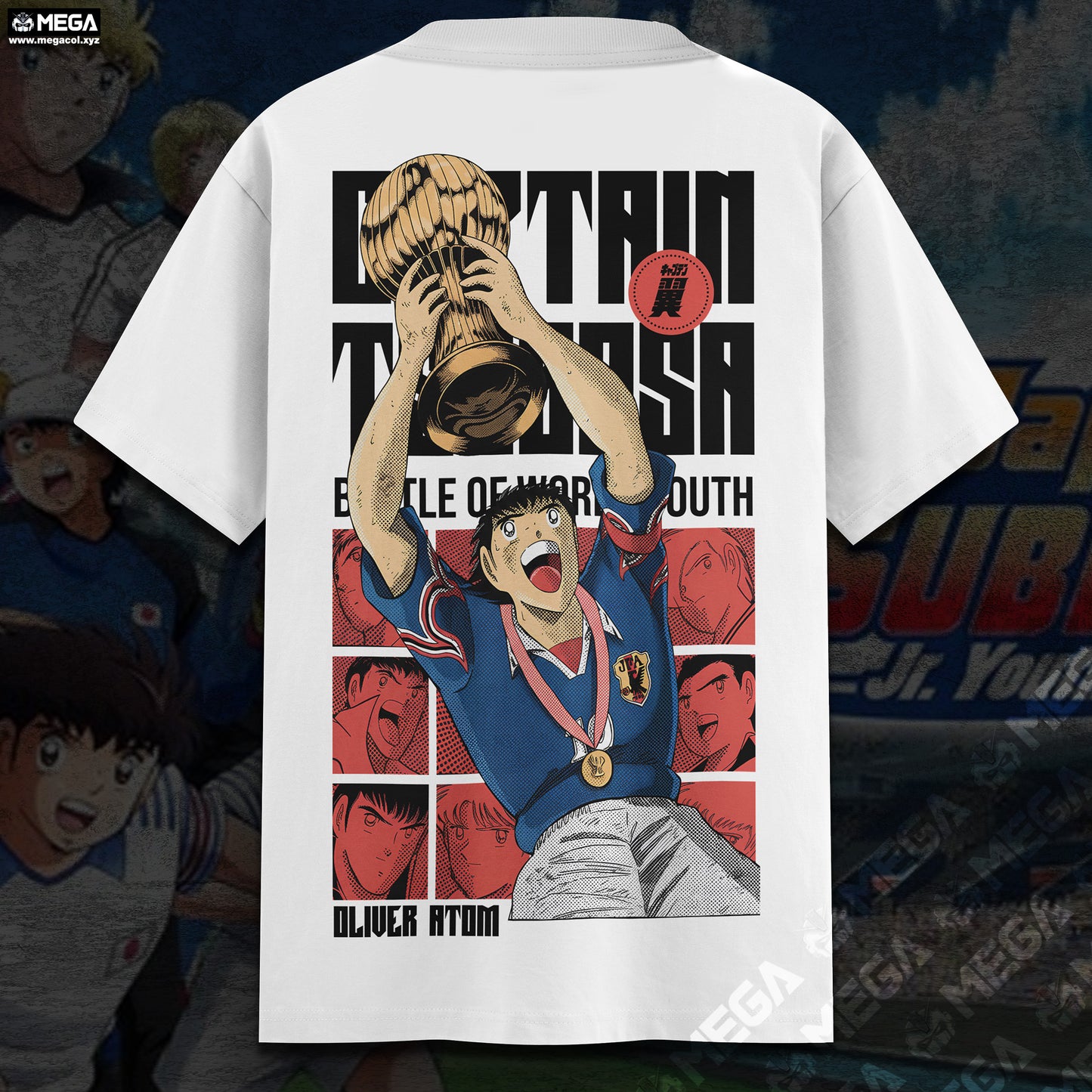 CAMISETA OLIVER ATOM CAMPEON JUVENIL - CAMISETA MEGA TELA PESADA - 230g